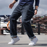 Jeans décontractés tendance pour hommes de grande taille